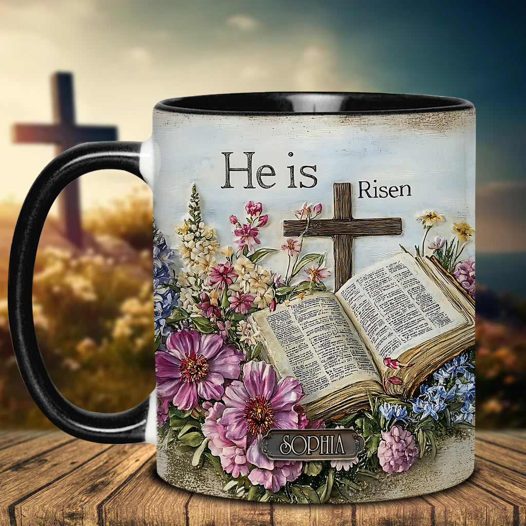 Il est ressuscité - Mug chrétien personnalisé