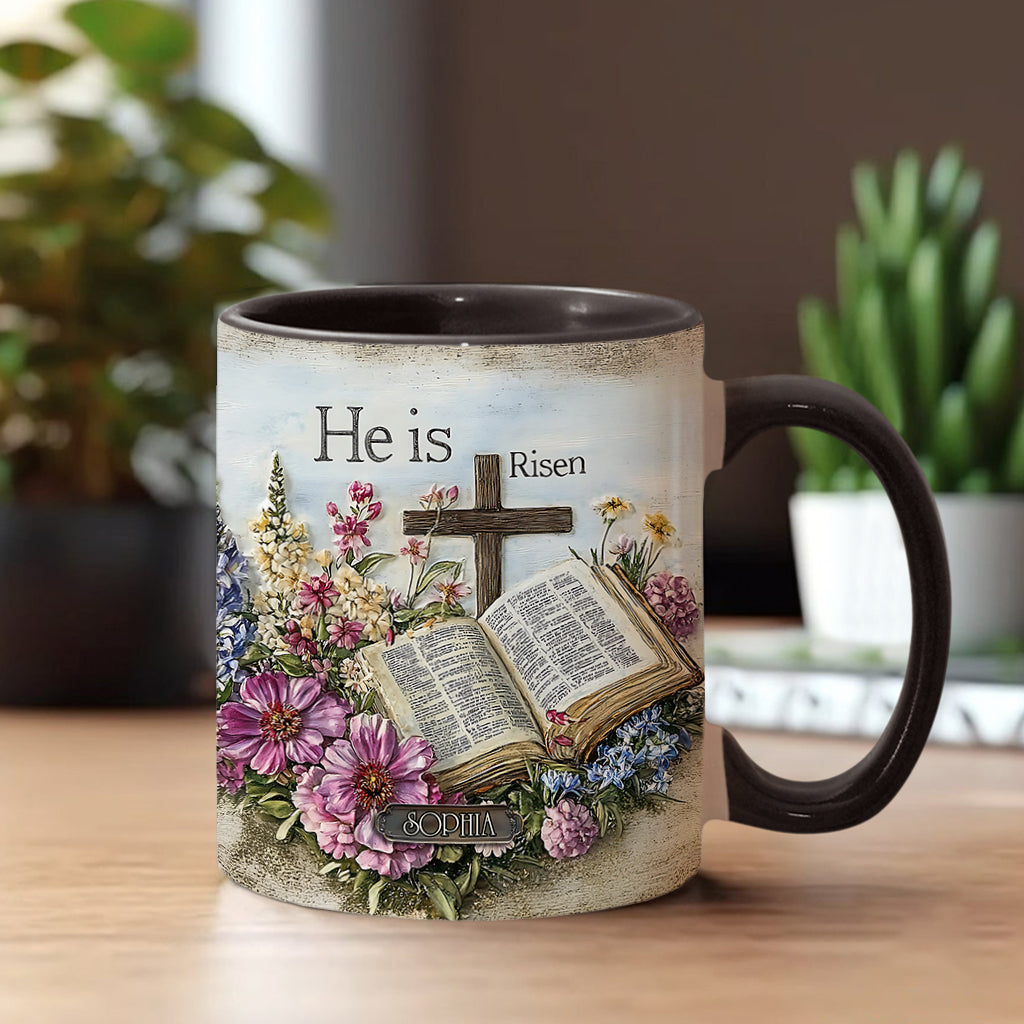 Il est ressuscité - Mug chrétien personnalisé