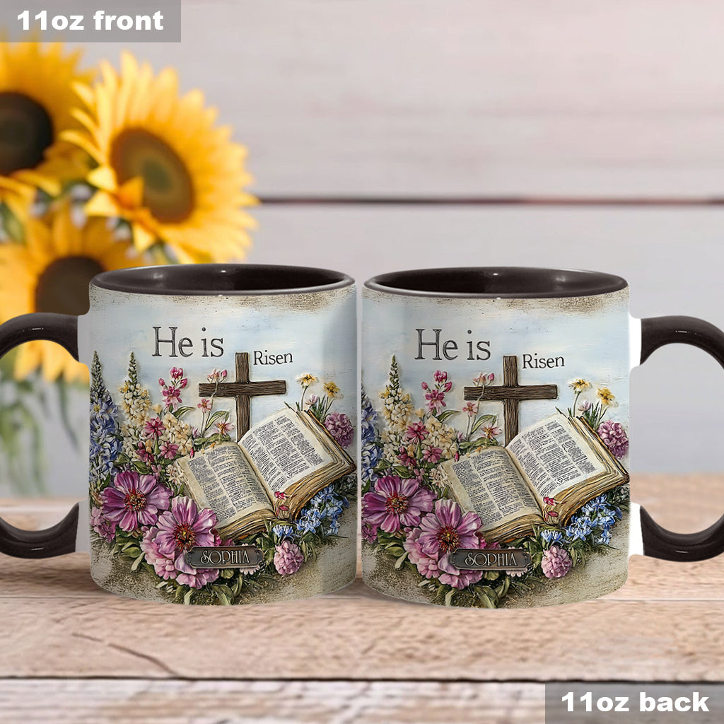 Il est ressuscité - Mug chrétien personnalisé