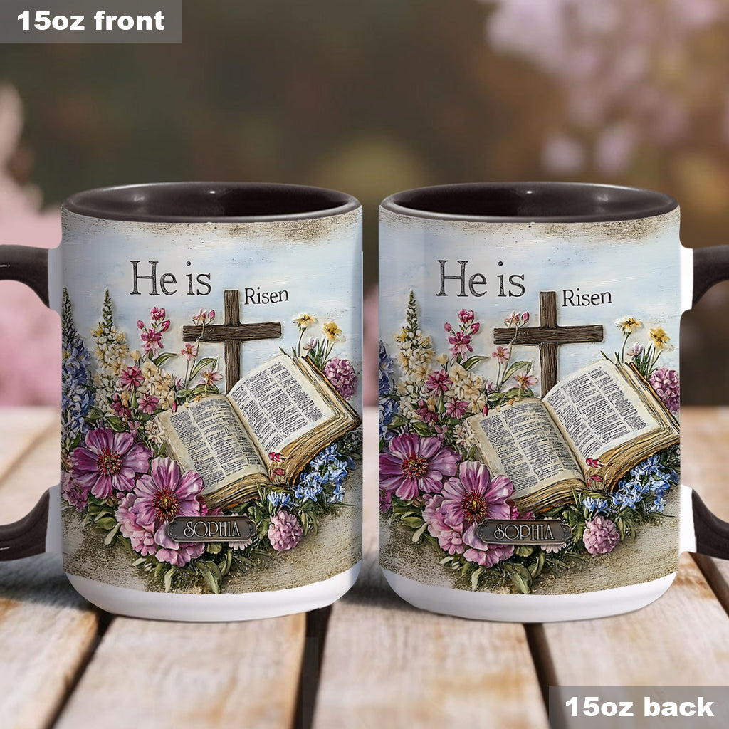 Il est ressuscité - Mug chrétien personnalisé