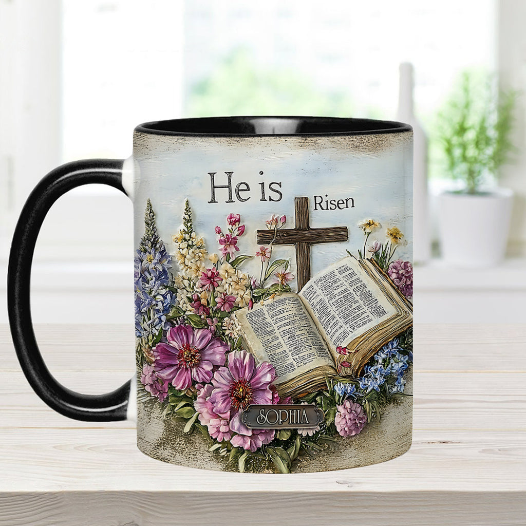 Il est ressuscité - Mug chrétien personnalisé