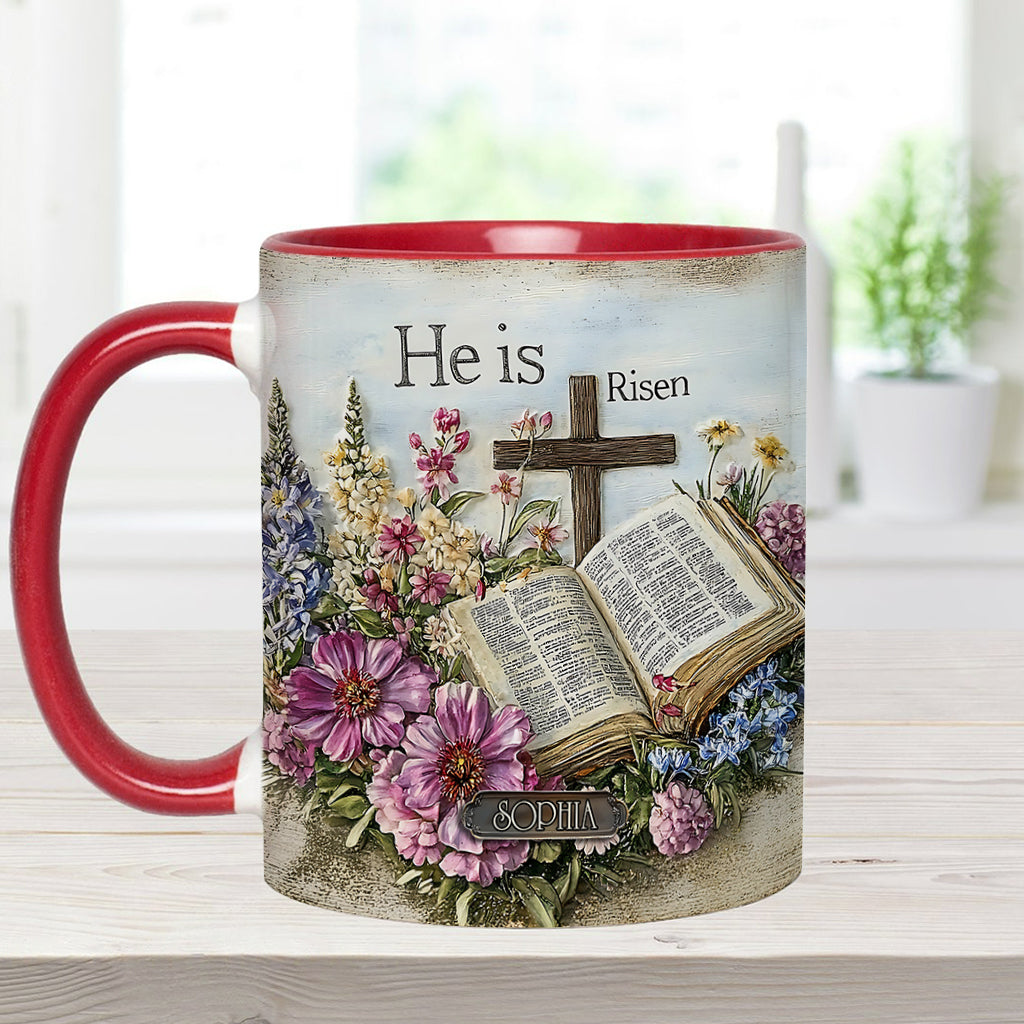Il est ressuscité - Mug chrétien personnalisé