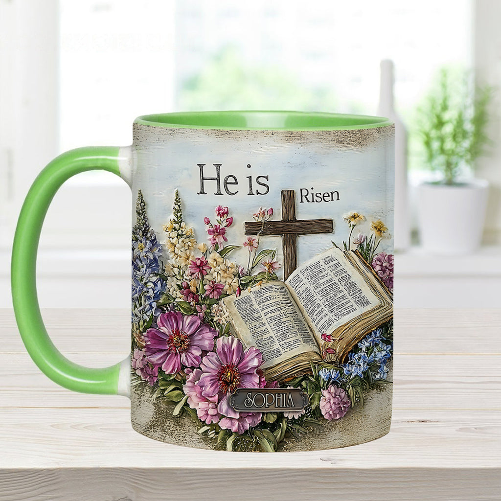 Il est ressuscité - Mug chrétien personnalisé