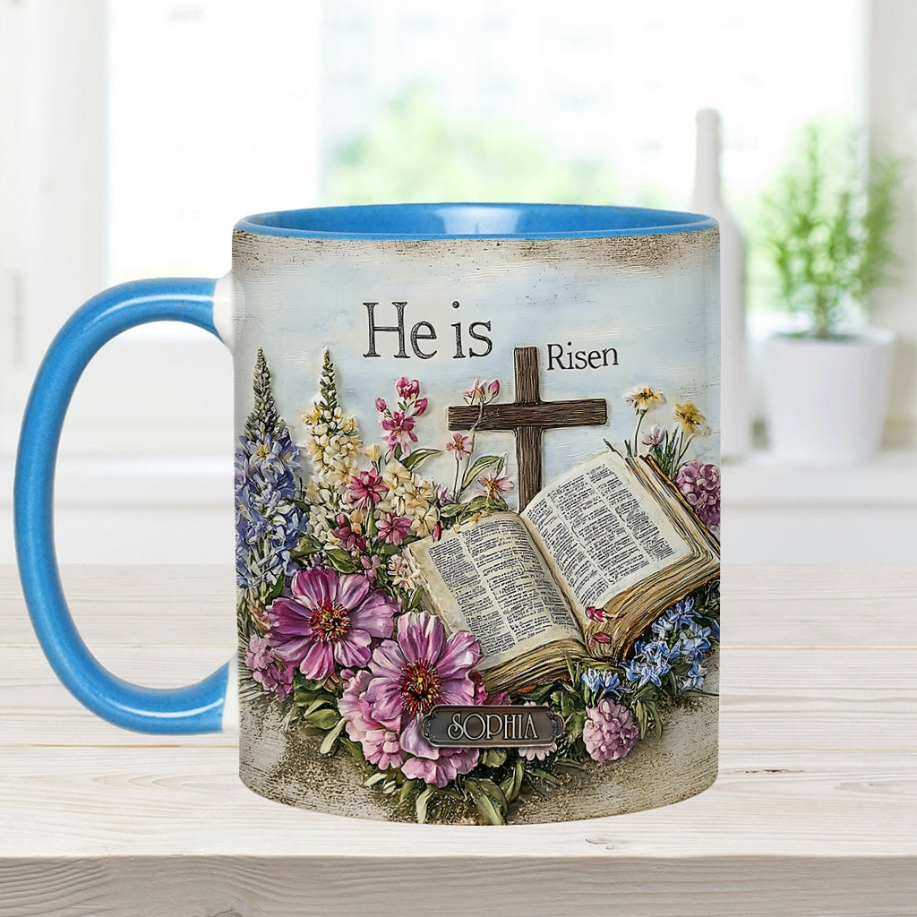Il est ressuscité - Mug chrétien personnalisé