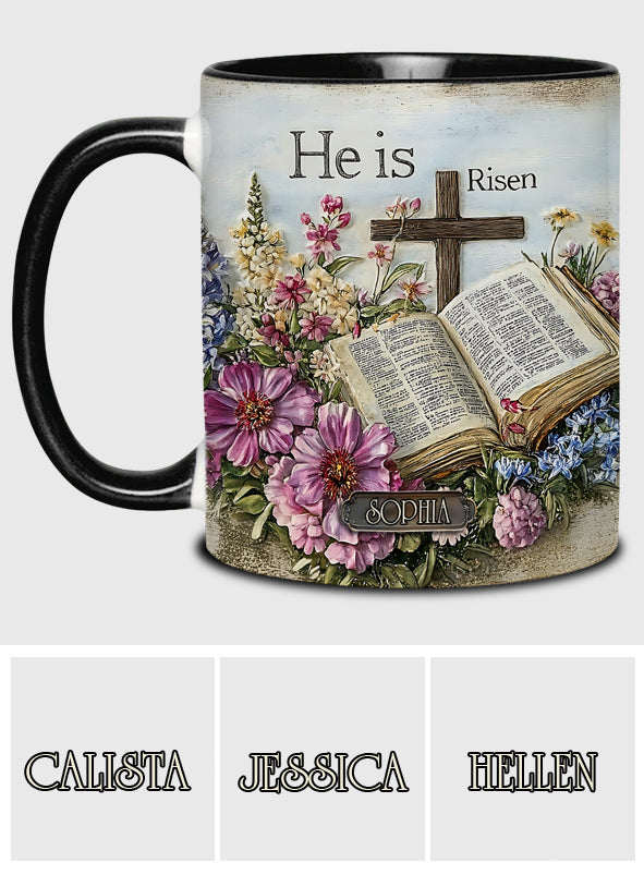 Il est ressuscité - Mug chrétien personnalisé
