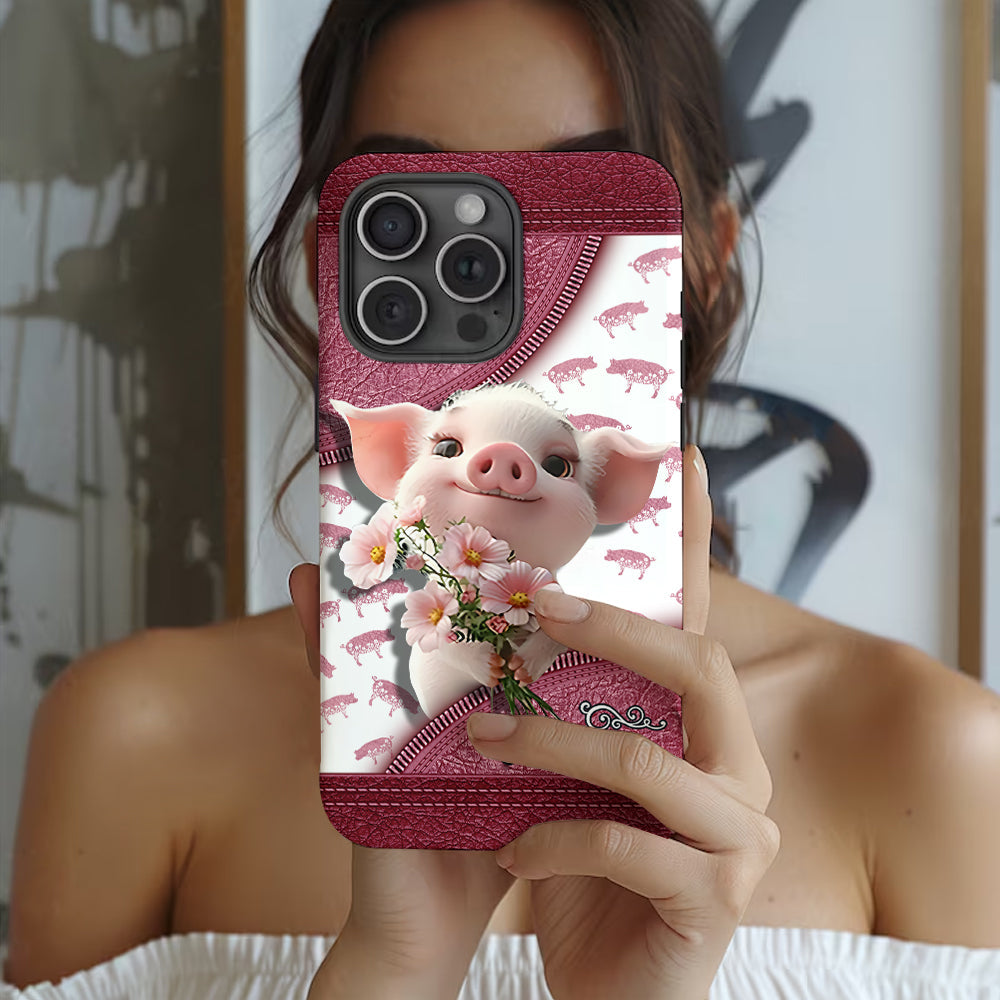 Love Pig - Personalized Pig Lover Full Print Phone Case