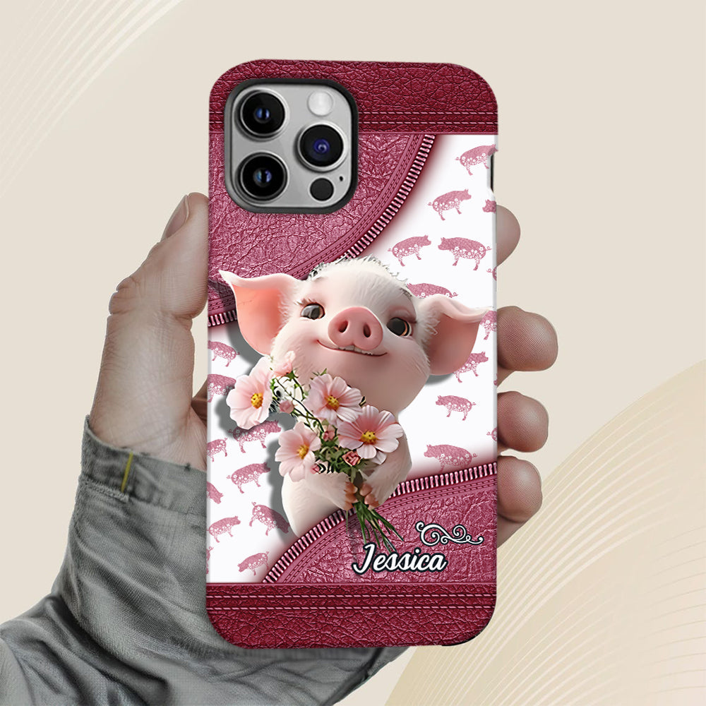 Love Pig - Personalized Pig Lover Full Print Phone Case