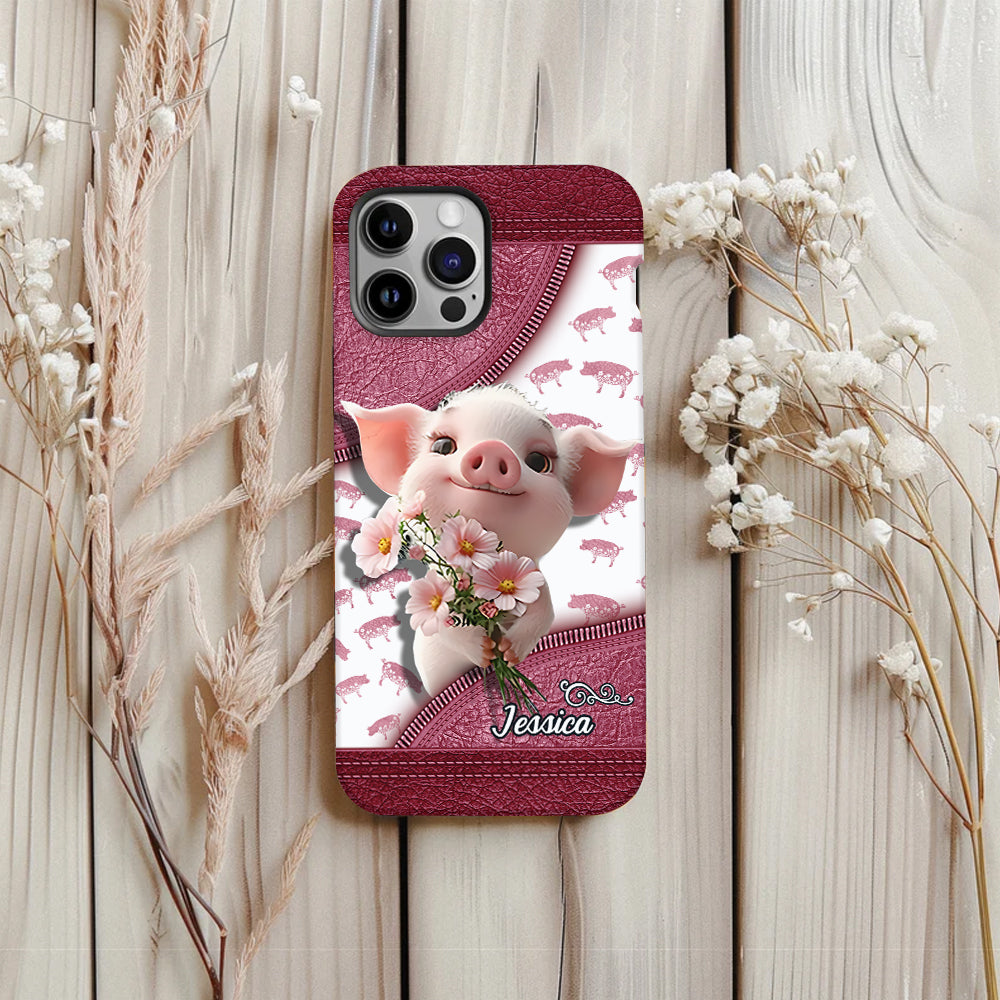Love Pig - Personalized Pig Lover Full Print Phone Case