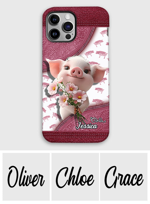 Love Pig - Personalized Pig Lover Full Print Phone Case