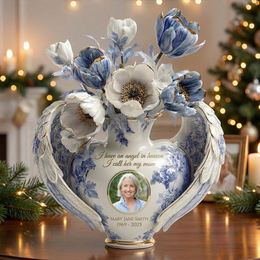 Toile de Jouy Floral - Plaque commémorative personnalisée en acrylique de forme sur mesure