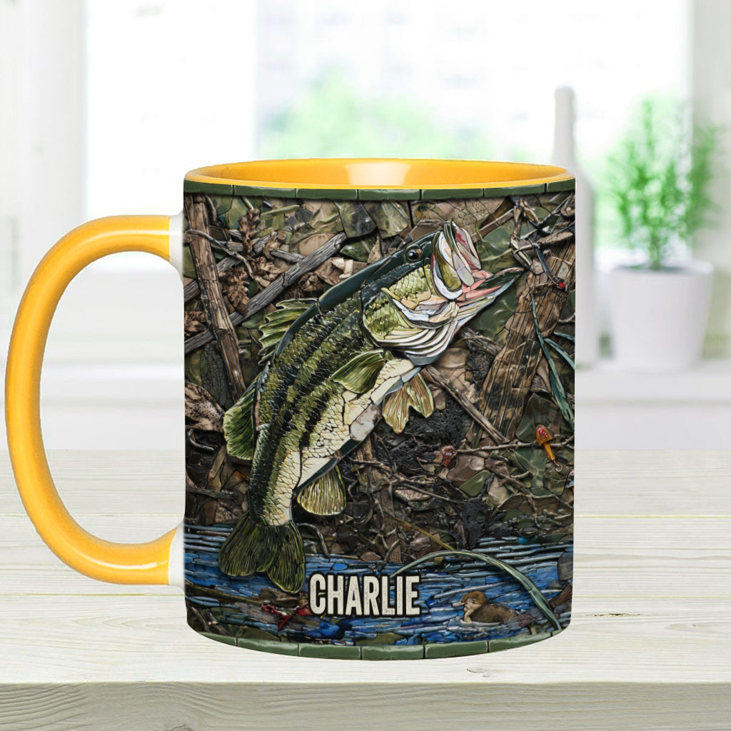 Mug personnalisé « Passionné de pêche »