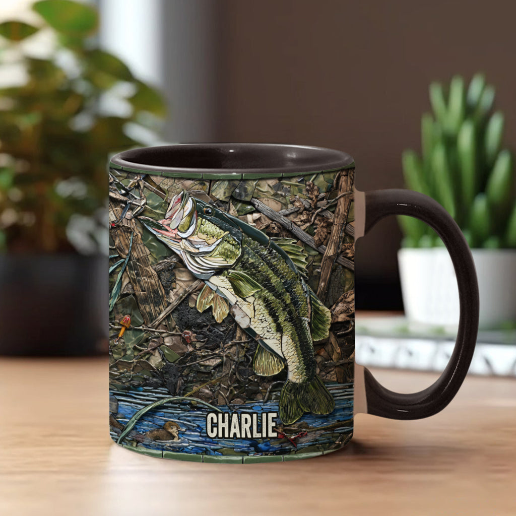 Mug personnalisé « Passionné de pêche »