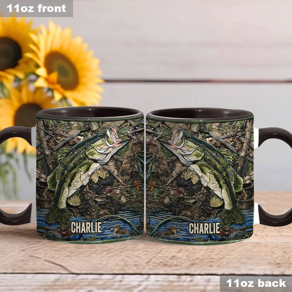 Mug personnalisé « Passionné de pêche »