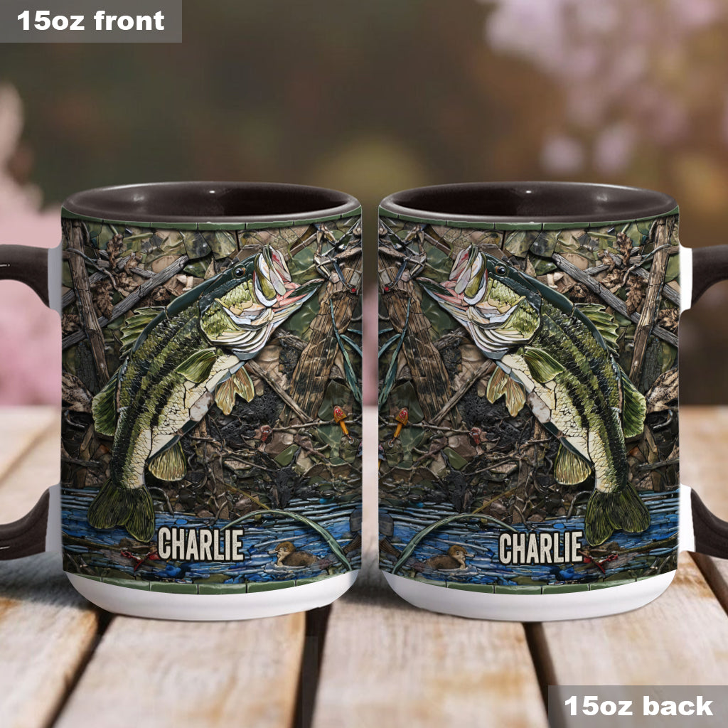 Mug personnalisé « Passionné de pêche »