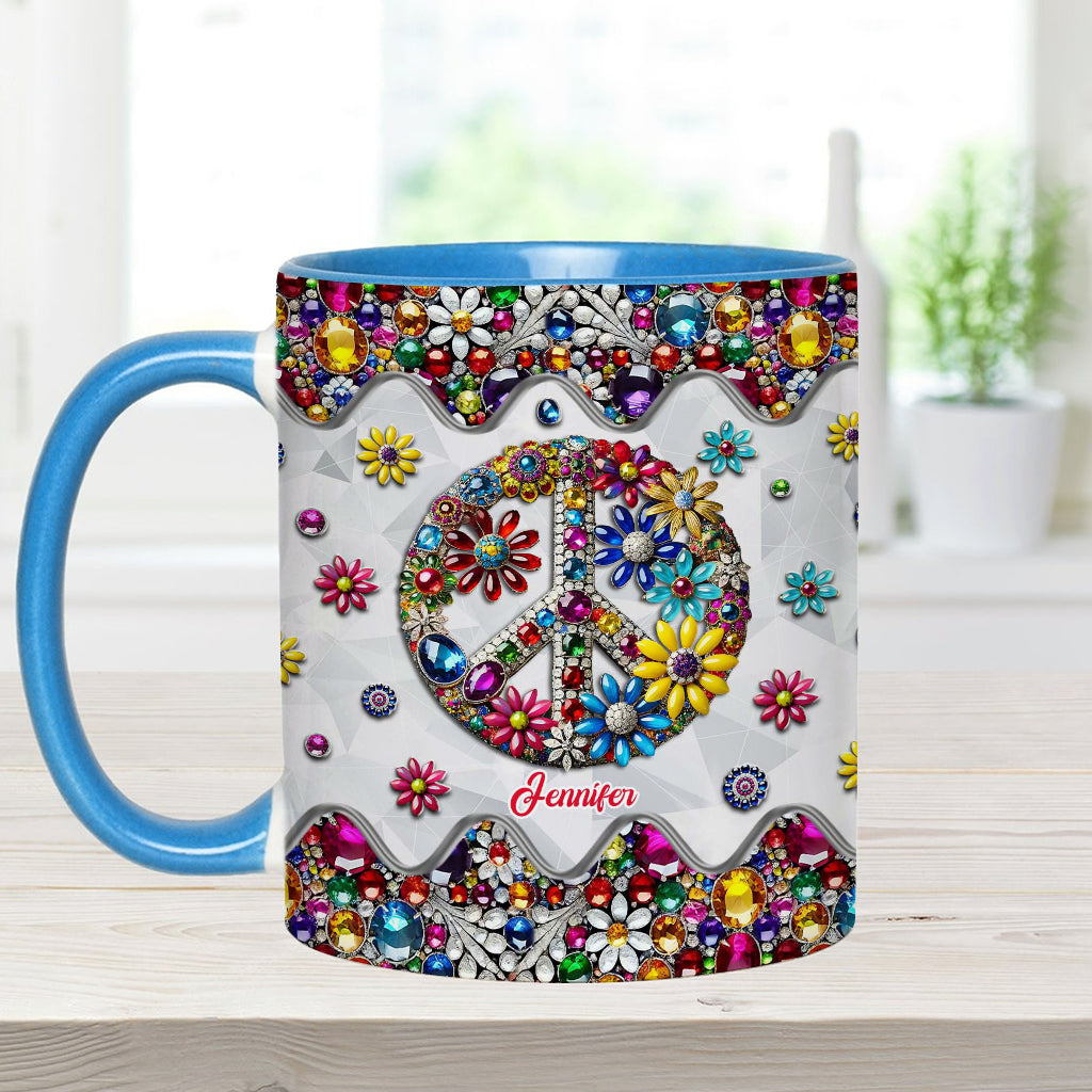 Hippie Soul - Personalized Hippie Accent Mug