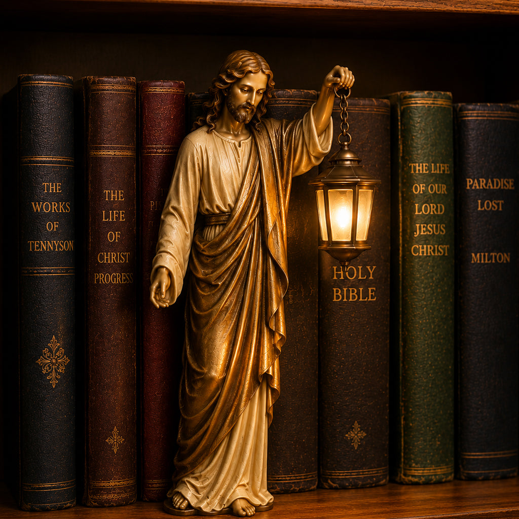 Believer - Lampe de bibliothèque chrétienne personnalisée
