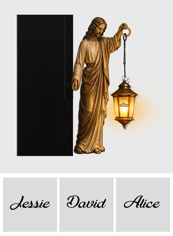 Believer - Lampe de bibliothèque chrétienne personnalisée