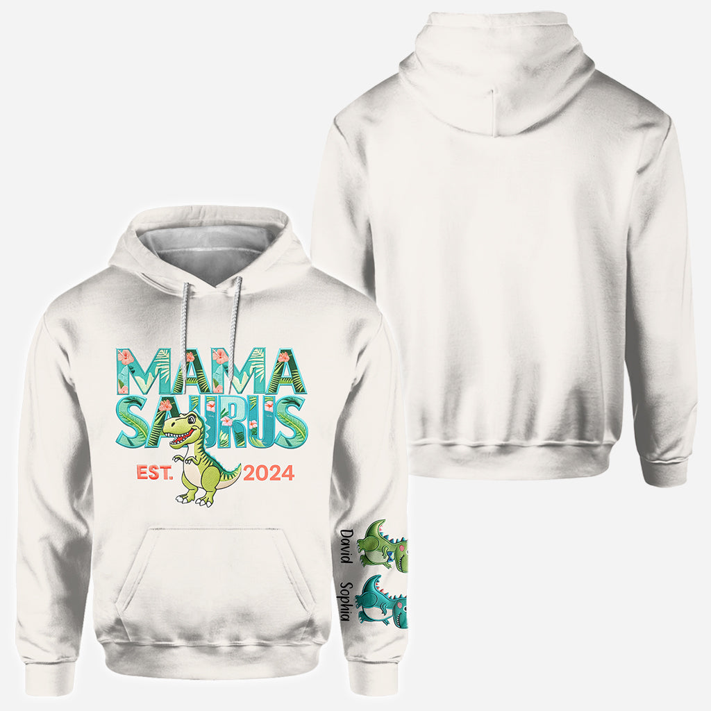 T-shirt personnalisé « Mamasaurus - Maman »