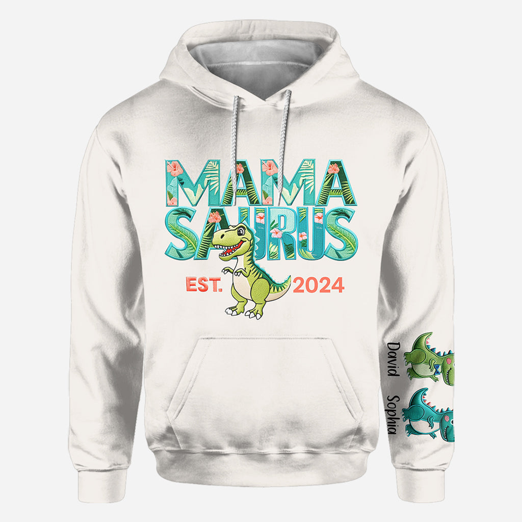 T-shirt personnalisé « Mamasaurus - Maman »