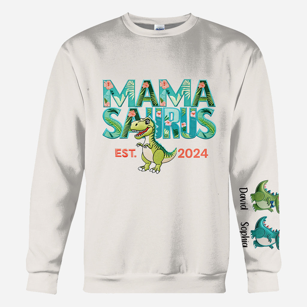 T-shirt personnalisé « Mamasaurus - Maman »