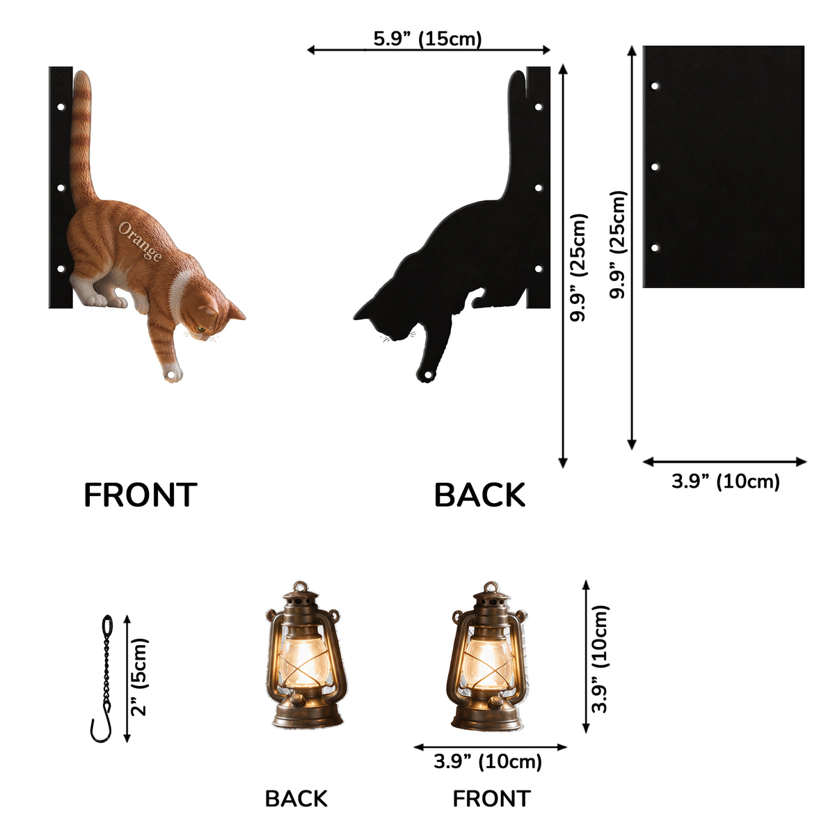 Little Light Keeper - Lampe de bibliothèque personnalisée pour chat