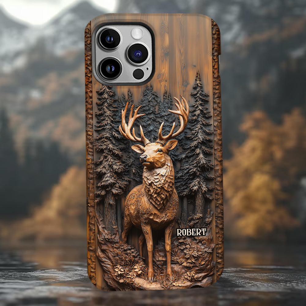 Passionné de chasse - Coque de téléphone personnalisée avec motif intégral sur le thème de la chasse