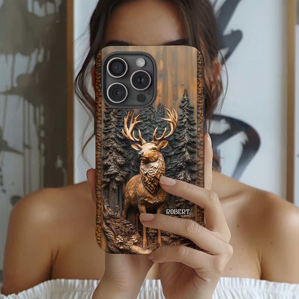 Passionné de chasse - Coque de téléphone personnalisée avec motif intégral sur le thème de la chasse