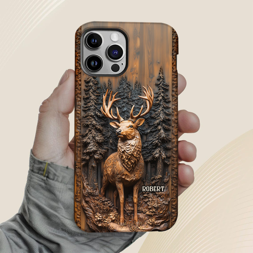 Passionné de chasse - Coque de téléphone personnalisée avec motif intégral sur le thème de la chasse