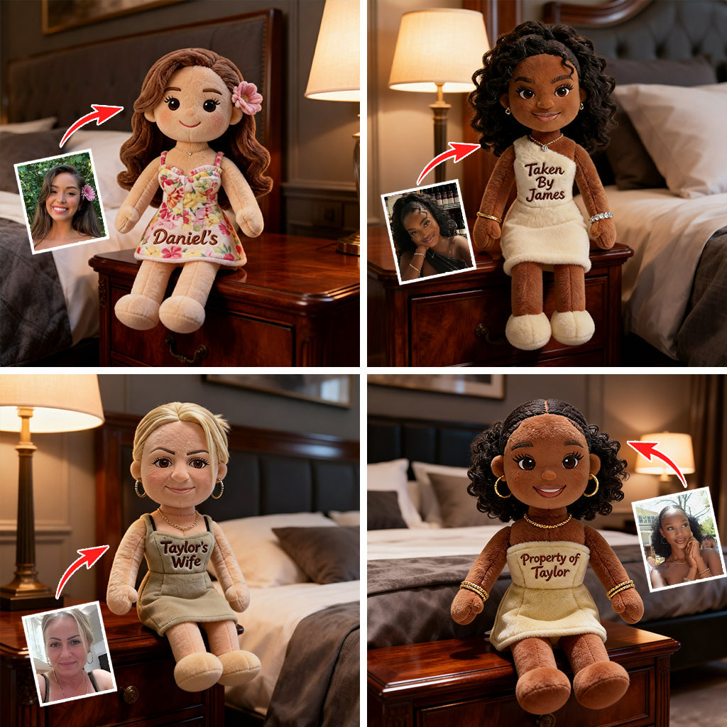 Custom From Any Photo - Personalized Couple Premium Faux Fur Pillow