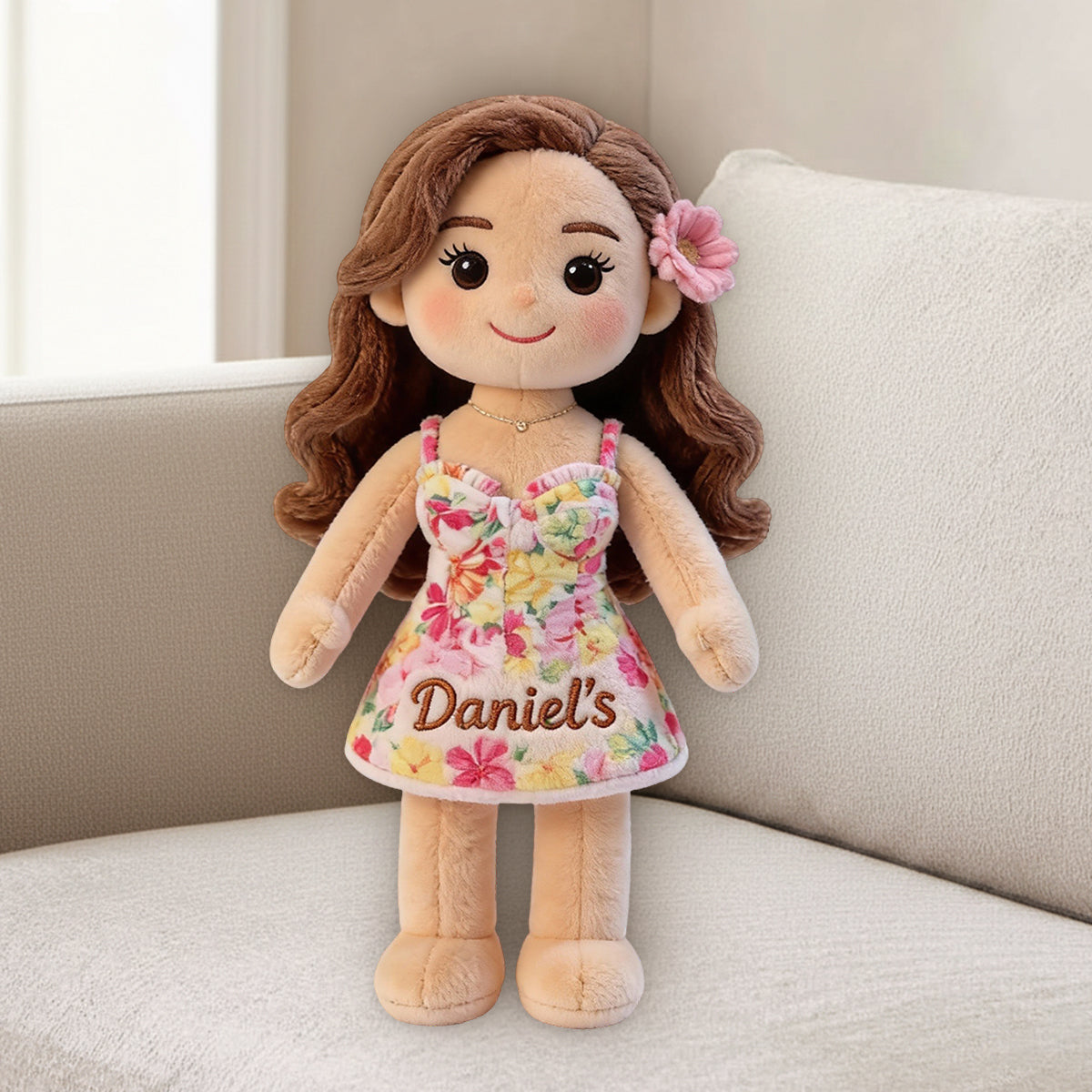 Custom From Any Photo - Personalized Couple Premium Faux Fur Pillow