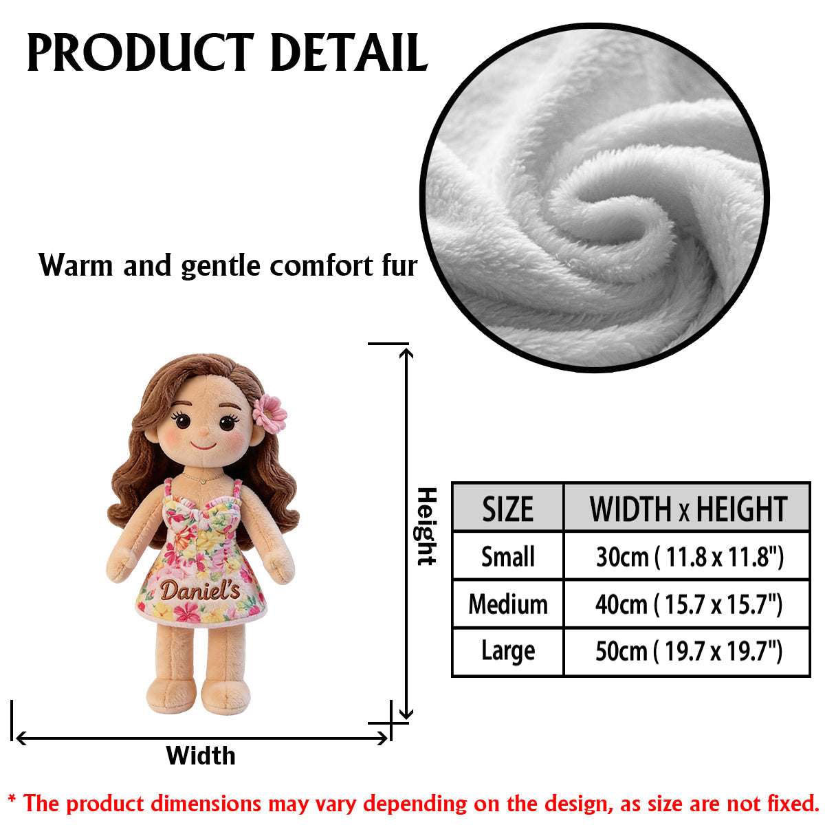 Custom From Any Photo - Personalized Couple Premium Faux Fur Pillow