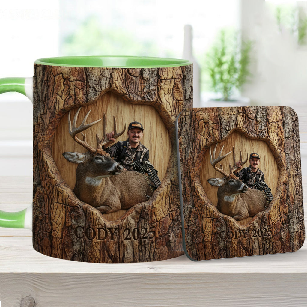 (Test AI) Hunting Accent Mug & Coaster