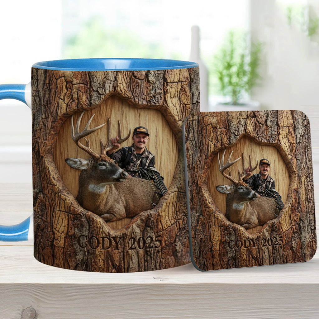 (Test AI) Hunting Accent Mug & Coaster