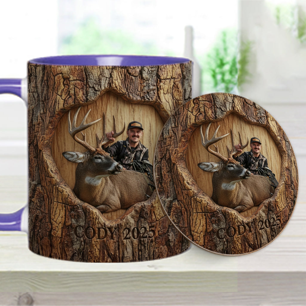 (Test AI) Hunting Accent Mug & Coaster