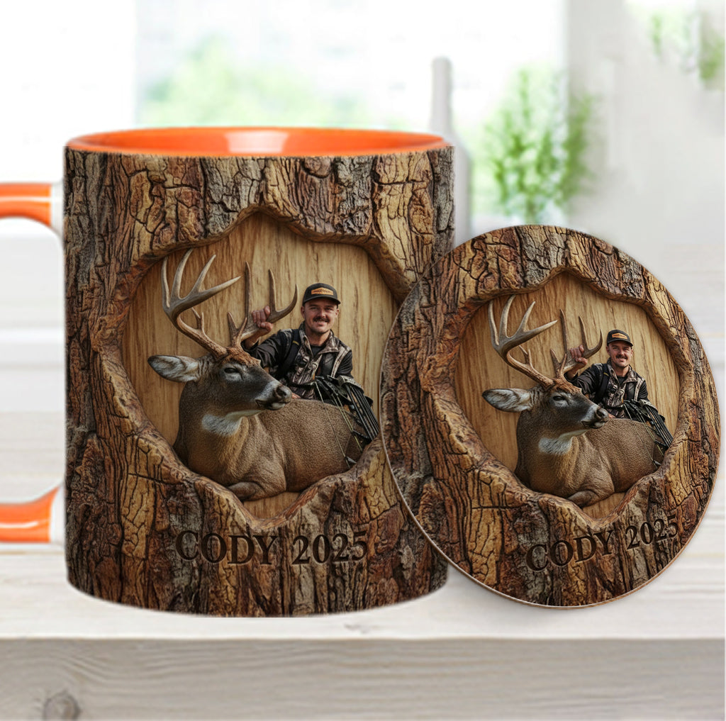 (Test AI) Hunting Accent Mug & Coaster