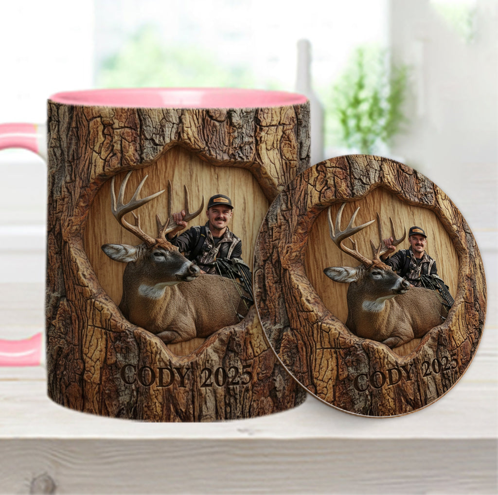 (Test AI) Hunting Accent Mug & Coaster