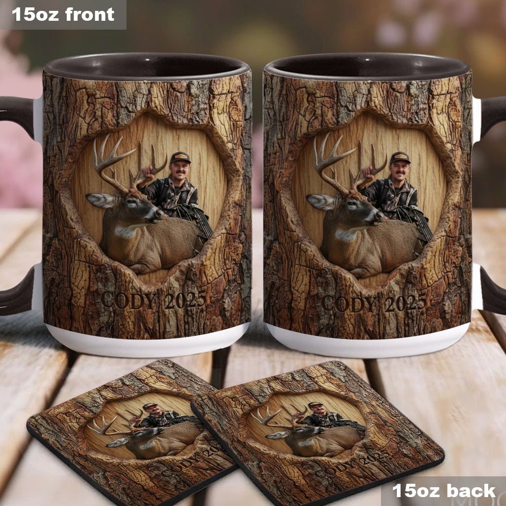(Test AI) Hunting Accent Mug & Coaster