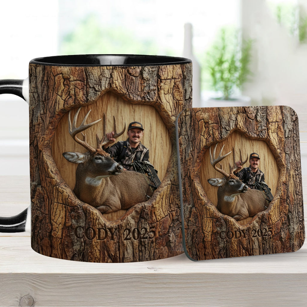(Test AI) Hunting Accent Mug & Coaster