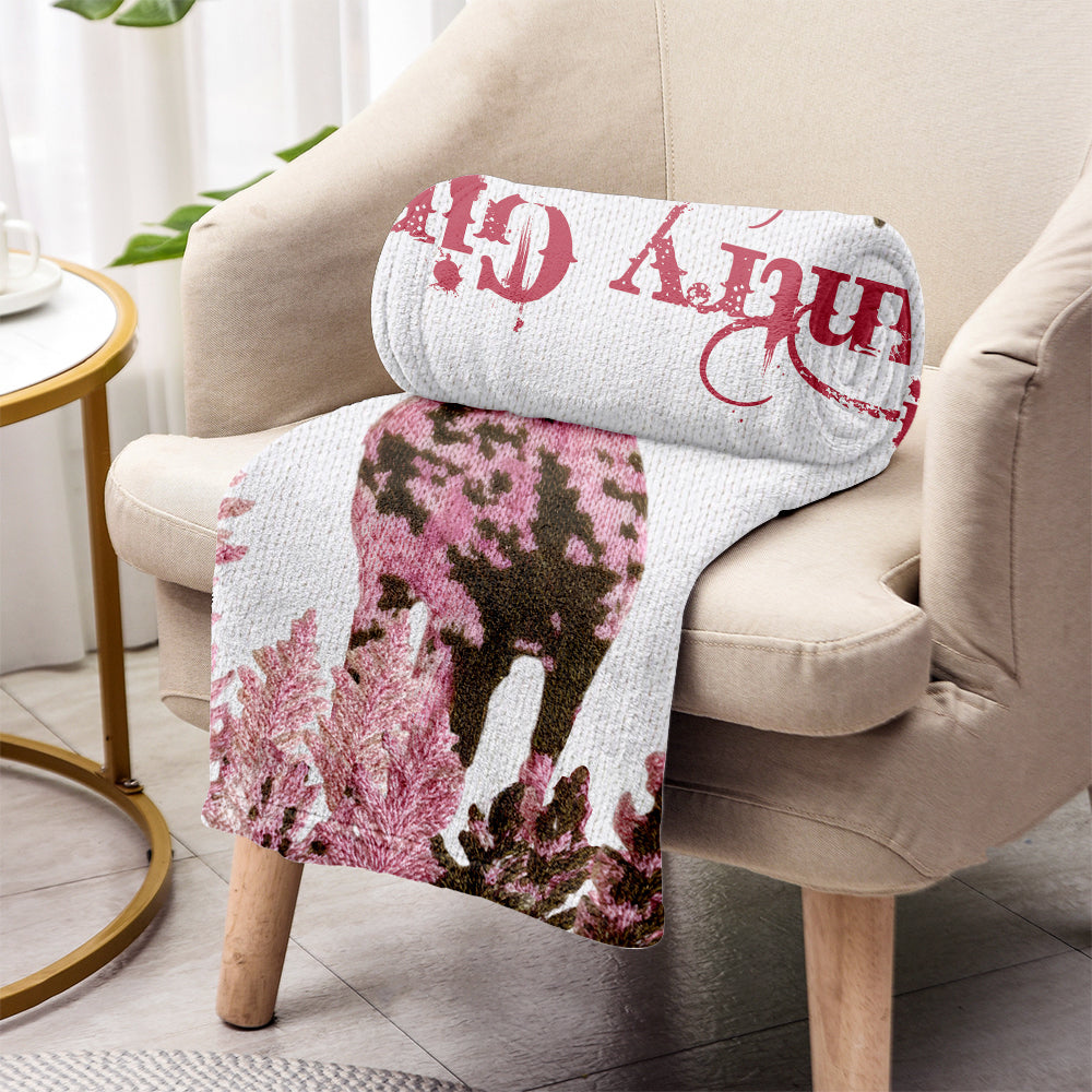 Country Girl - Personalized Hunting Blanket