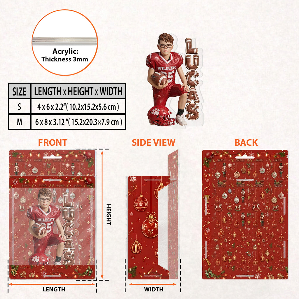 Boîte d'Affichage Acrylique Personnalisée pour Football, Baseball, Volleyball, Basketball...