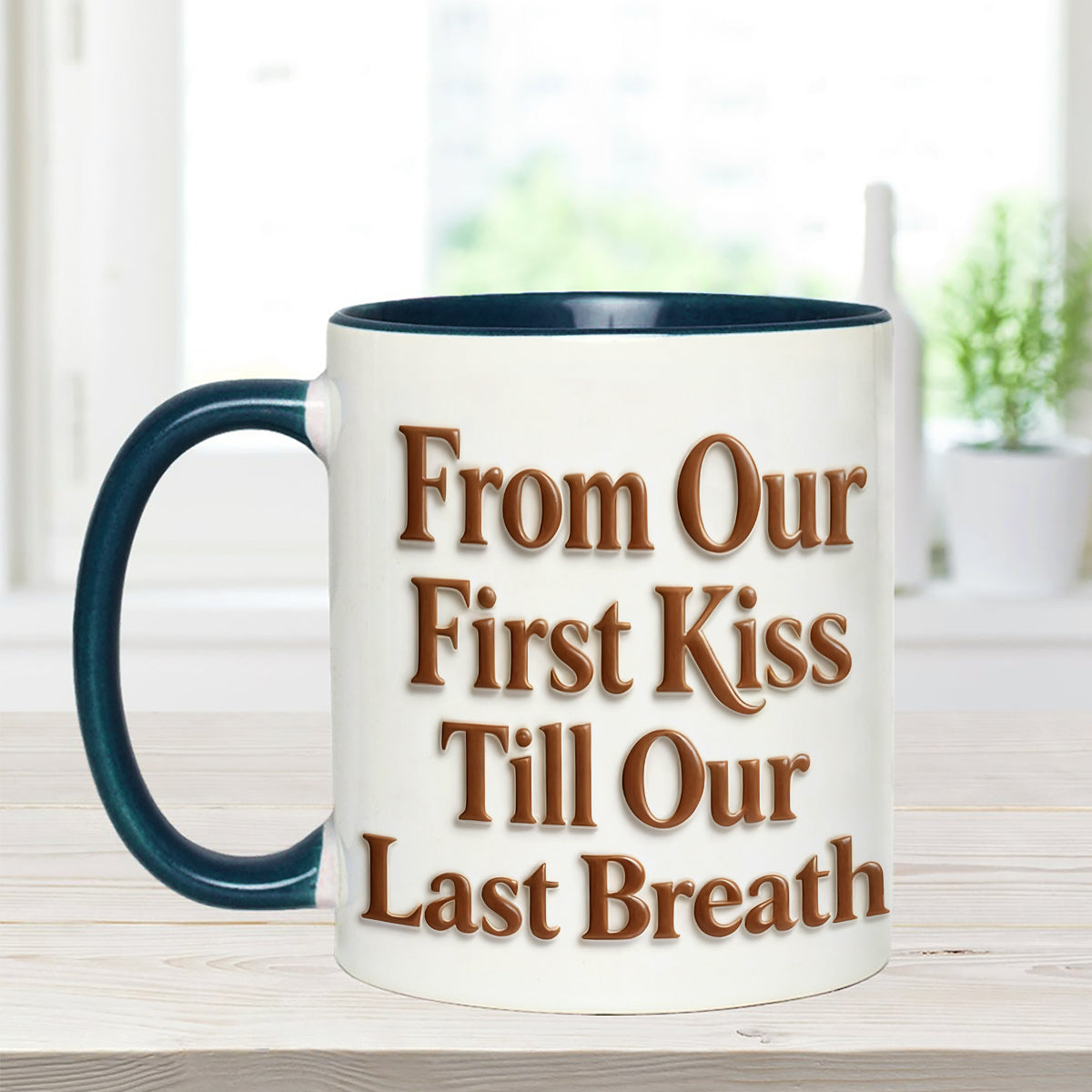 Custom From Any Photo - Personalized Couple Set Accent Mug with Acrylic Stirrers