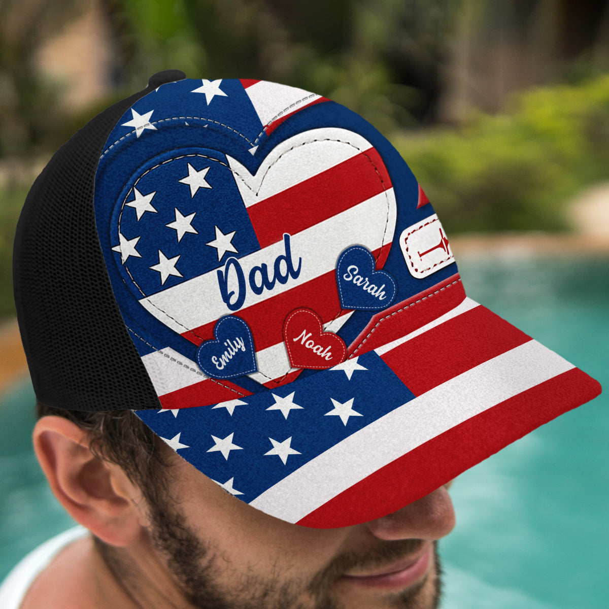 Joyeux 4 juillet ! Casquette de camionneur personnalisée pour la fête nationale américaine (4 juillet).