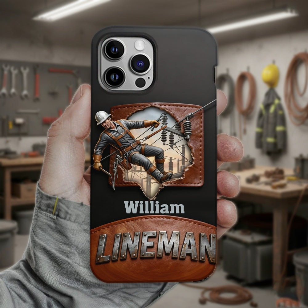 Cool Lineman - Personalized Lineman Full Print Phone Case