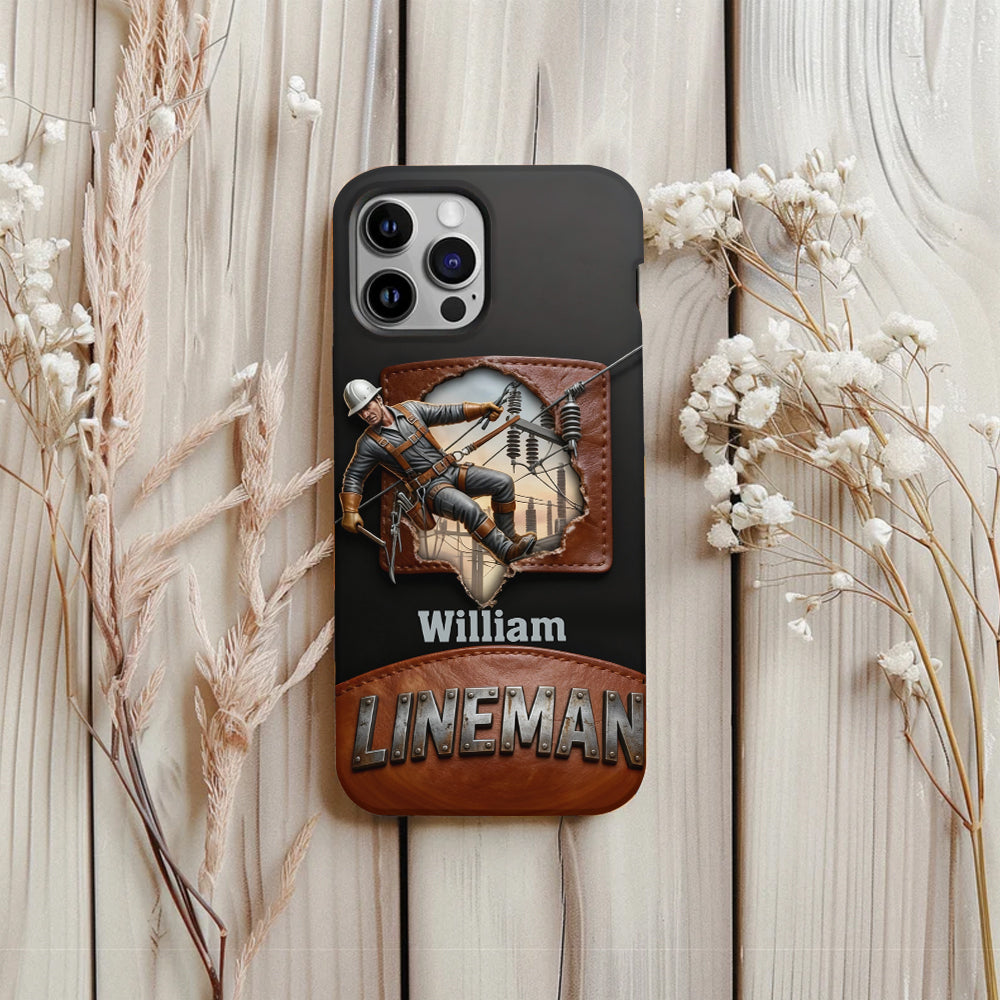 Cool Lineman - Personalized Lineman Full Print Phone Case