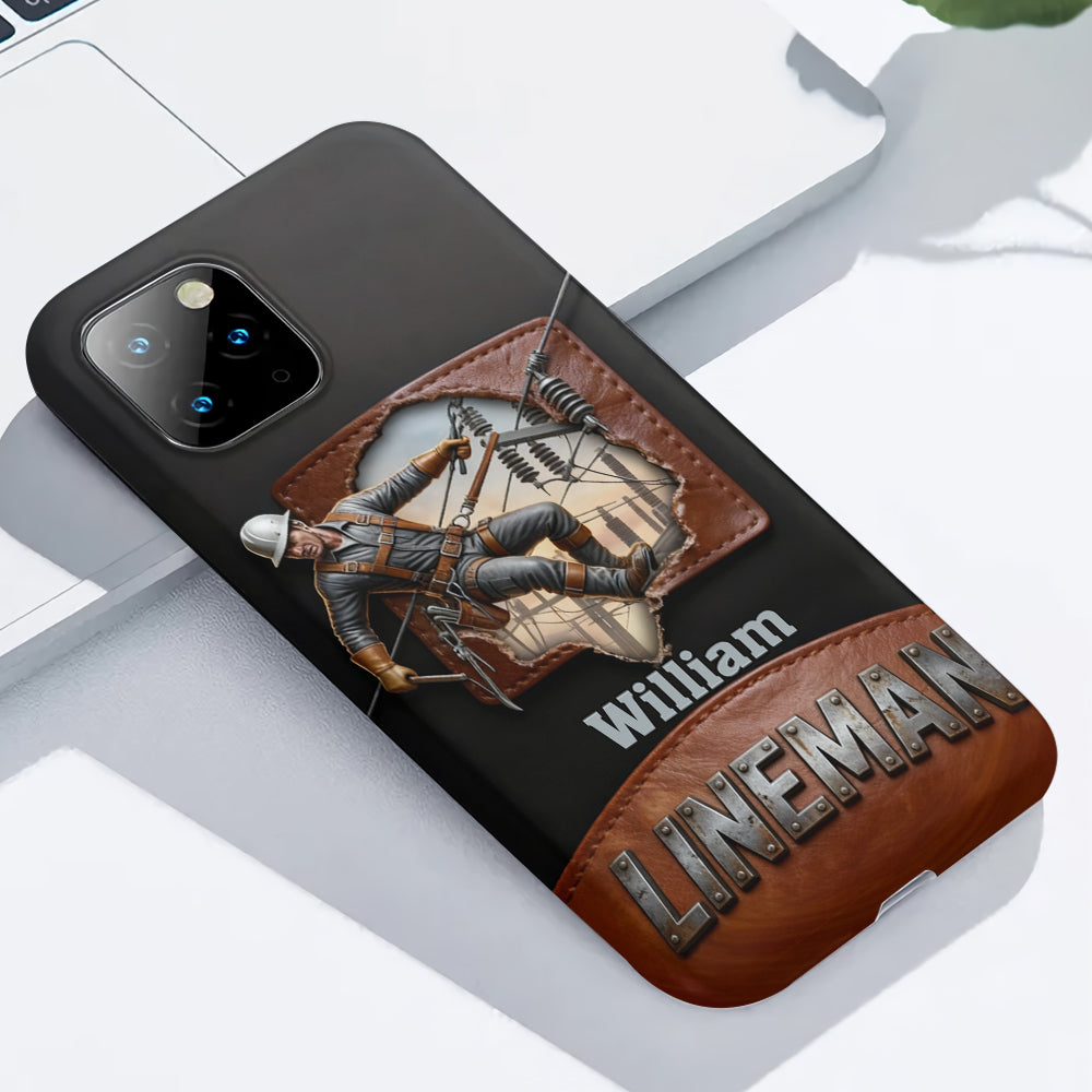 Cool Lineman - Personalized Lineman Full Print Phone Case