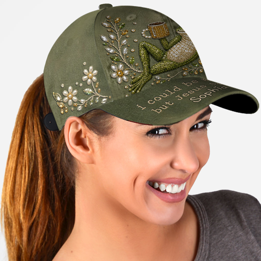 Jesus Save My Life, Funny Sarcastic Gift For Christians - Personalized Frog Classic Cap