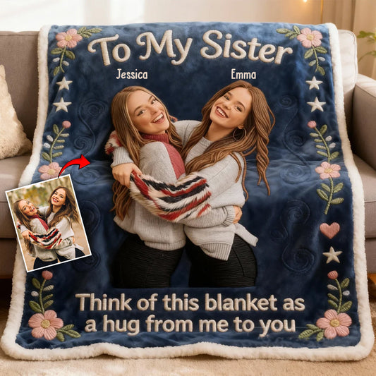 Custom From Any Photo - Personalized Bestie Blanket