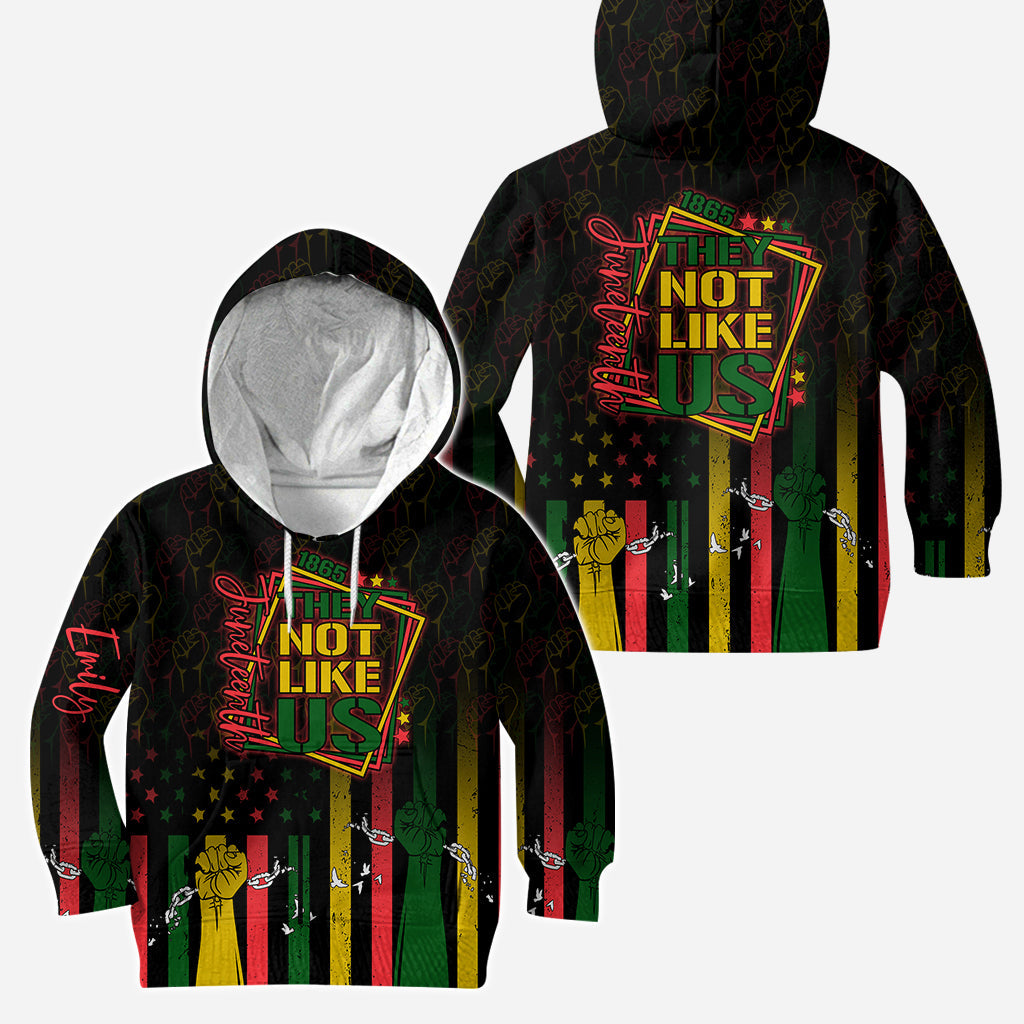 They Not Like Us - Personalized Juneteenth Hoodie and Leggings
