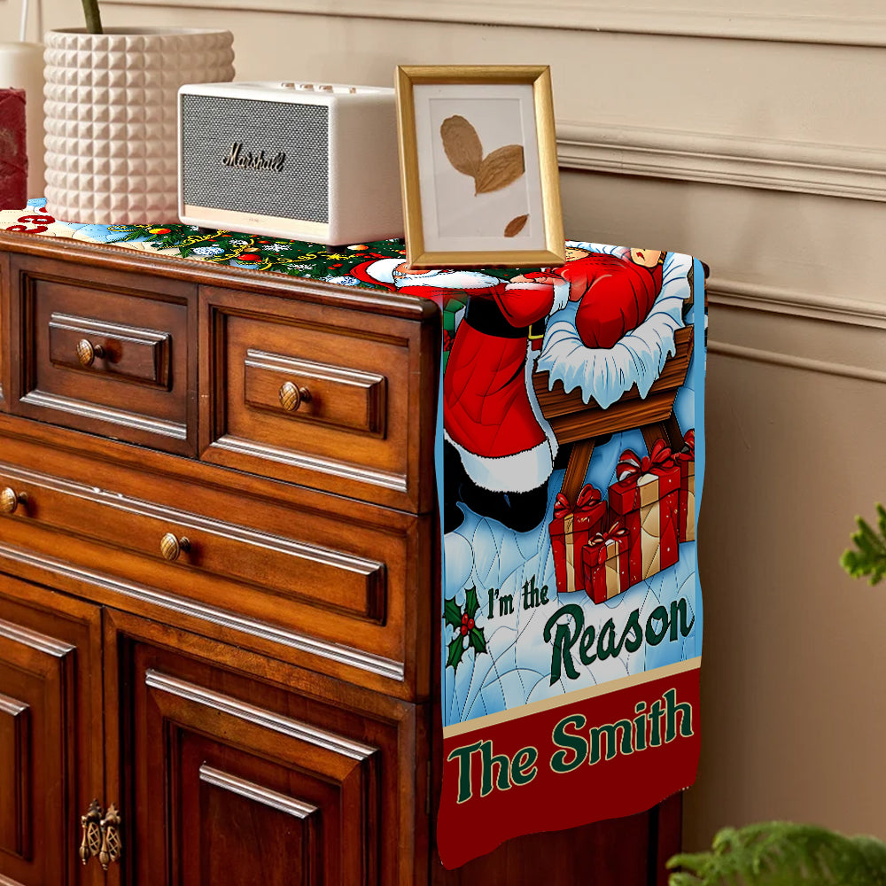 Je suis la raison - Chemin de table chrétien personnalisé