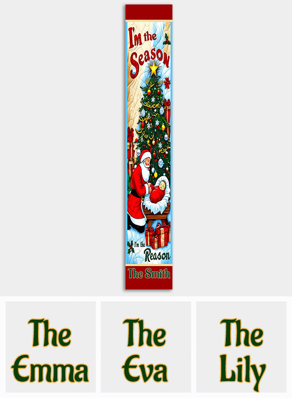 Je suis la raison - Chemin de table chrétien personnalisé